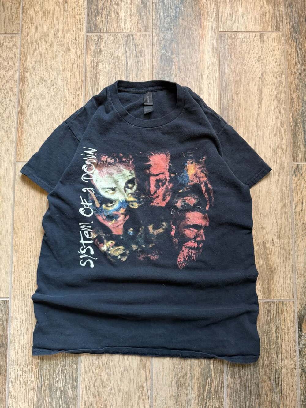 Vtg System Of A Down T Shirt Adult XL Band Tee Y2K Toxicity Rock Metal